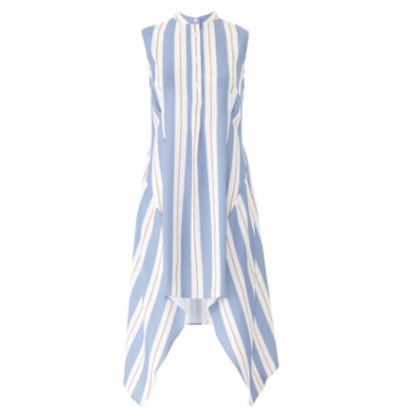 TOME NYC Blue Striped Tunic Size 12 - Picture 3 of 3